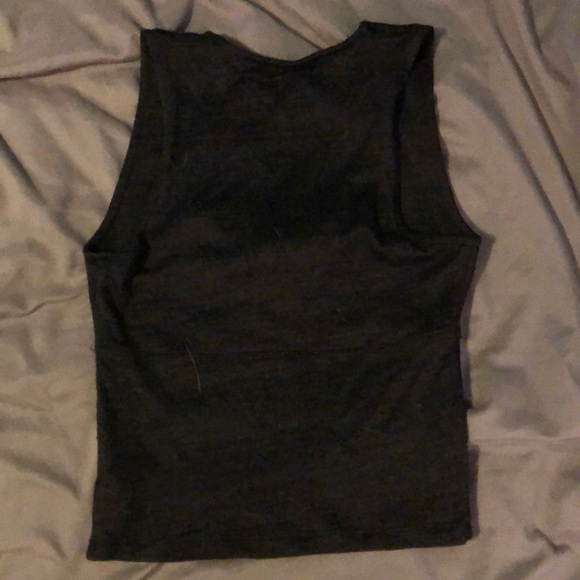 American Eagle Black Crop Top - Picture 2 of 4